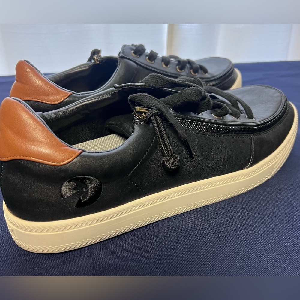 Billy Adaptive Shoes Stylish Black and Brown Men's Sneakers
